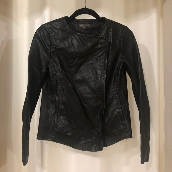 Vince Leather Jacket - Picture 3 of 8